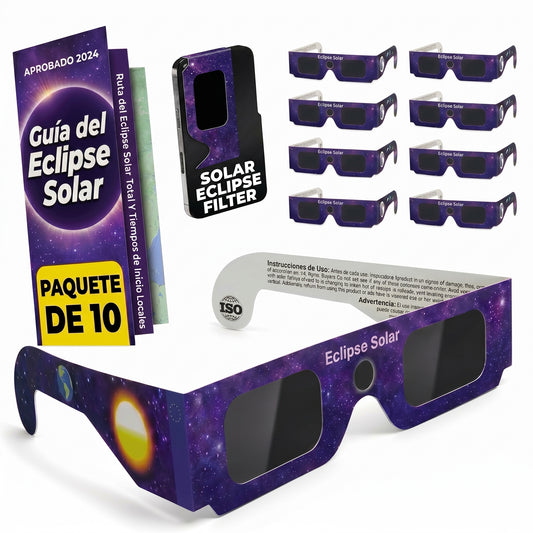 Gafas eclipse con certificado ISO 12312
