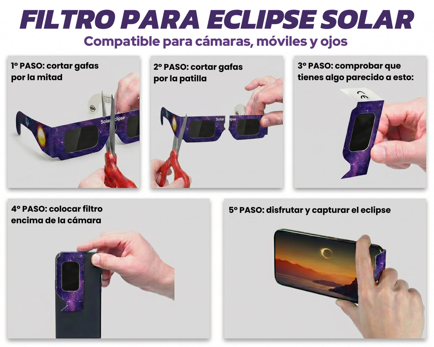 Gafas con certificación ISO 12312, envío gratis!!!